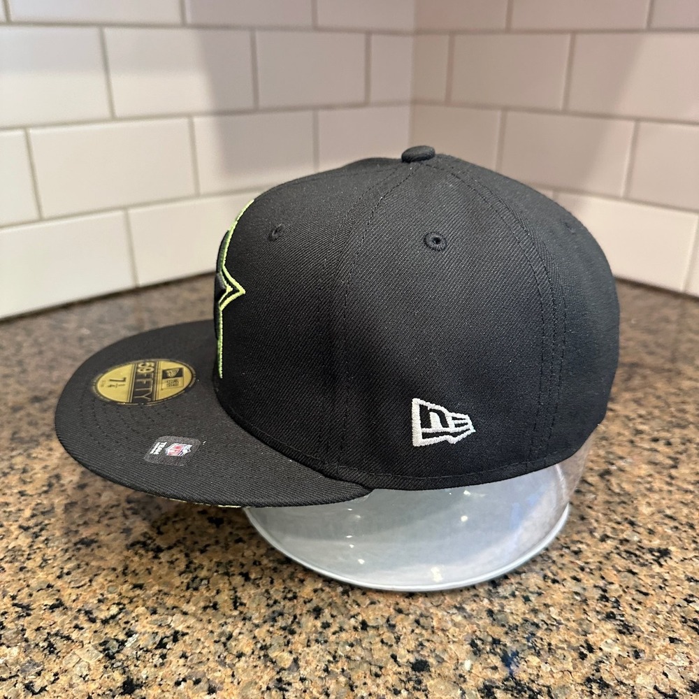 Dallas Cowboys New Era 59FIFTY Fitted Hat 7 1/4 Black Green Super Bowl XXX New - Picture 3 of 9